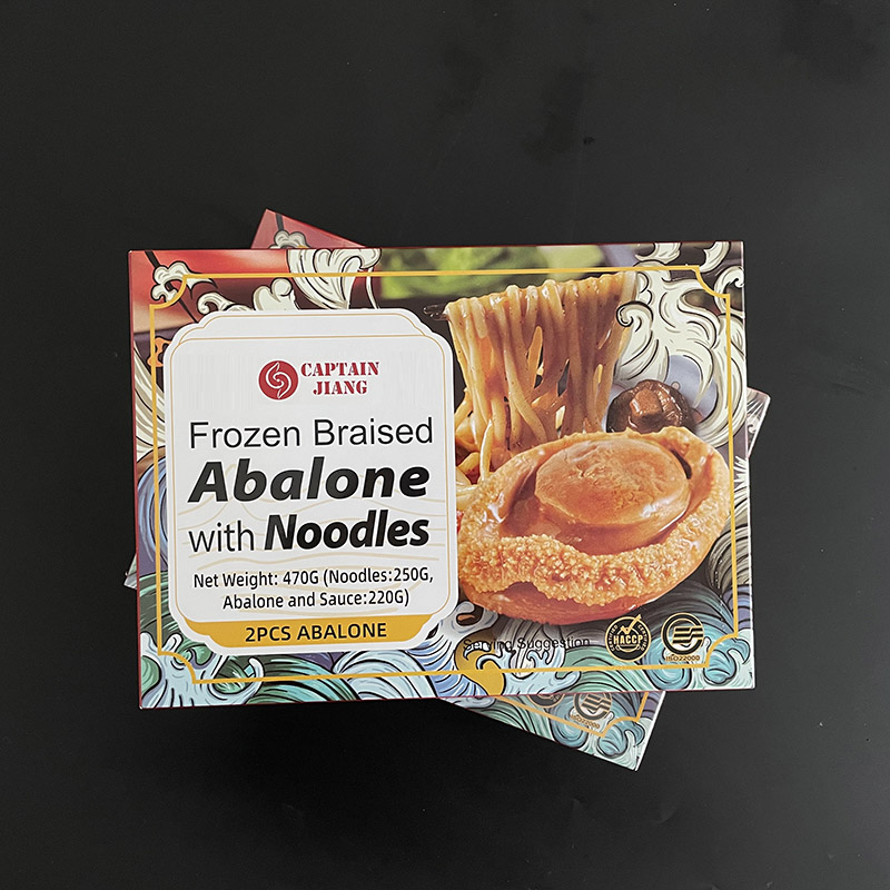 Abalone ikonje ikonje hamwe nimirire ya Noodles, ubuzima nubwihuse, ibyokurya byateguwe1